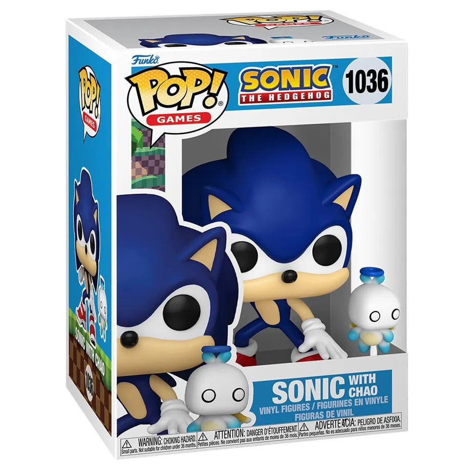 Funko POP! Games Sonic the Hedgehog Sonic with Chao Vinyl Figure (10.8 cm)
