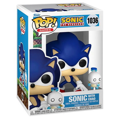 Funko POP! Games Sonic the Hedgehog Sonic with Chao Vinyl Figure (10.8 cm)