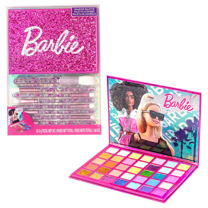 Townley Girl Barbie Eyeshadow Palette with Brush Set