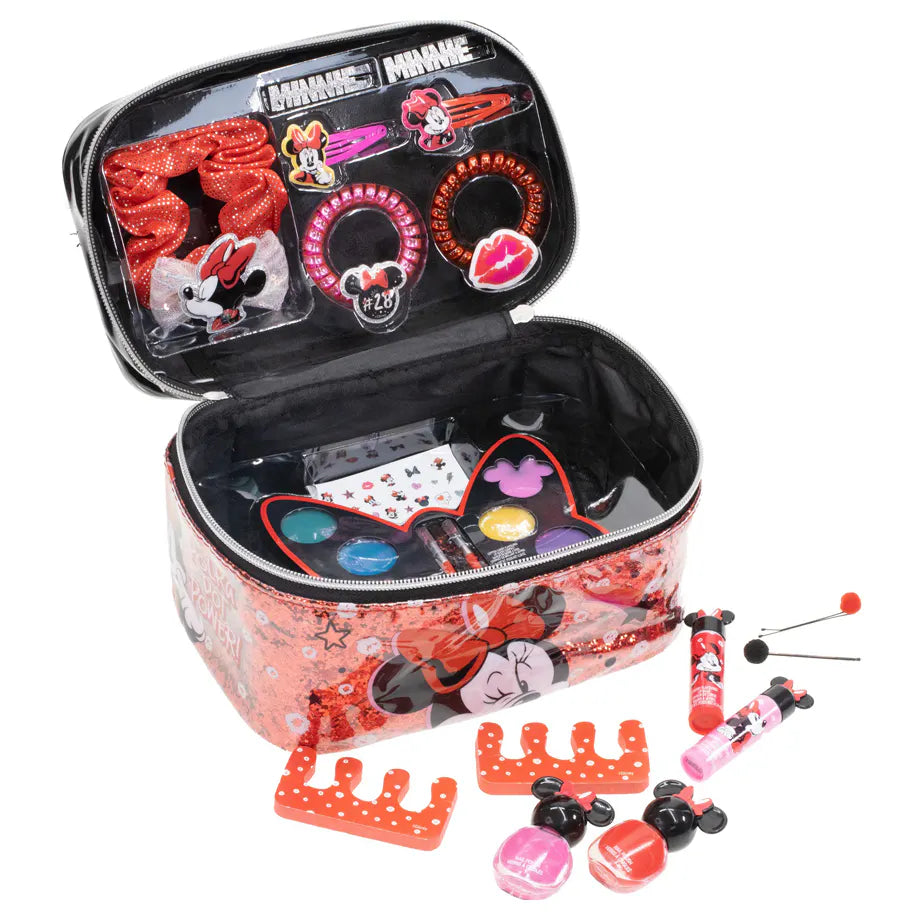 Townley Girl Disney Minnie Mouse Cosmetic Train Case
