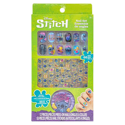 Townley Girl Disney Stitch Nail Set (Set of 66 pieces)