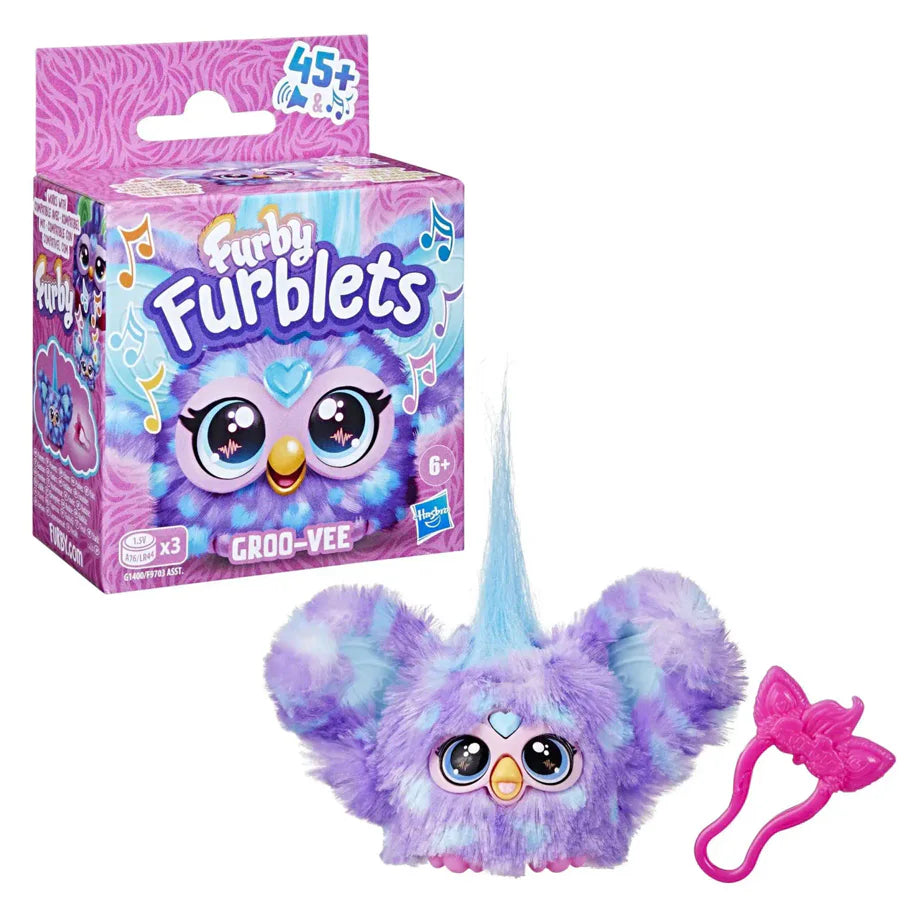 Furby Furblets Groo-Vee Plush Toy (5 cm)