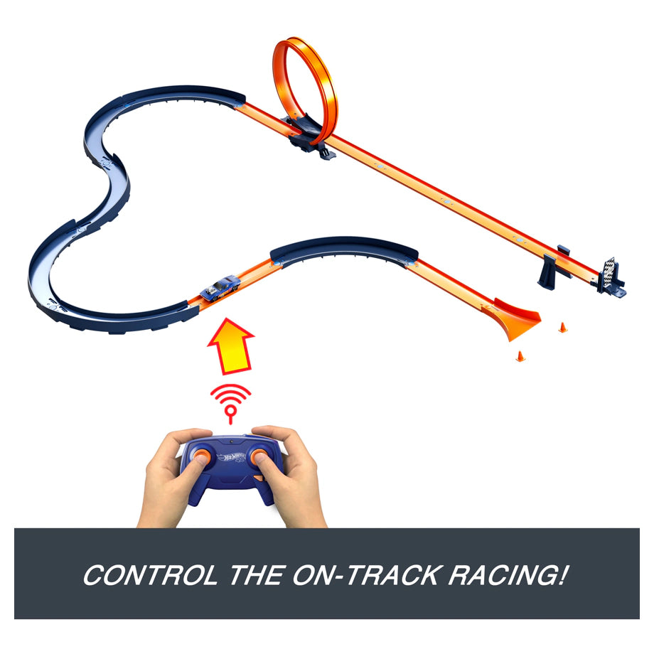 Hot Wheels RC Speed Challenge Track Set (30 Pieces)
