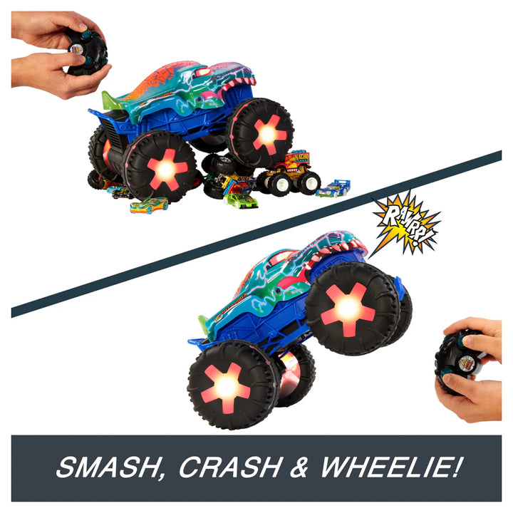 Hot Wheels Monster Truck Power Smashers Mega Wrex Alive RC