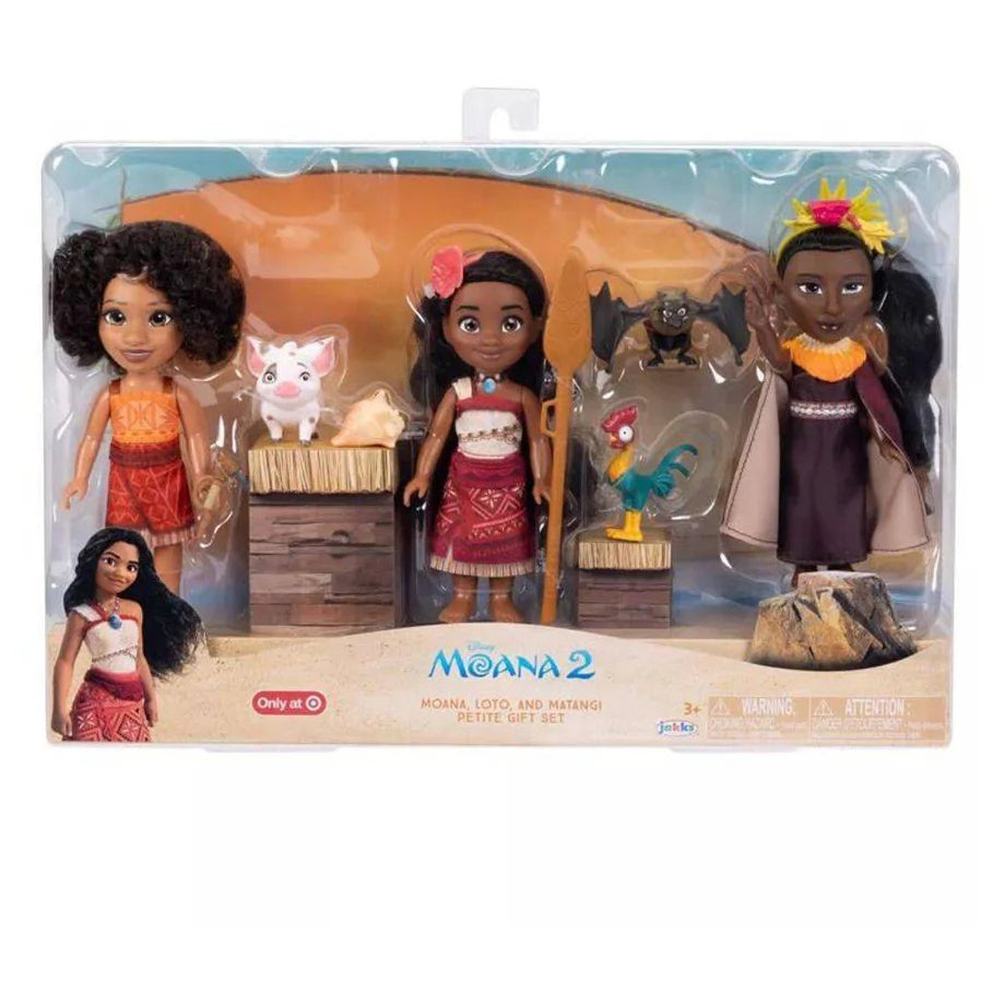 Disney Moana 2 Moana, Loto & Matangi Petite Gift Set (15.24 cm)