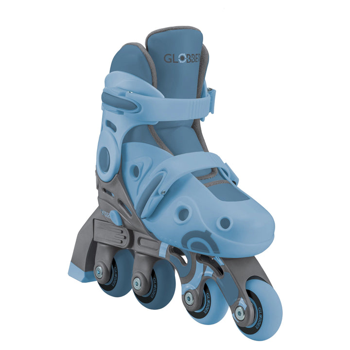 Globber Learning 2-in-1 Inline Adjustable Skates (Blueberry, S/M)