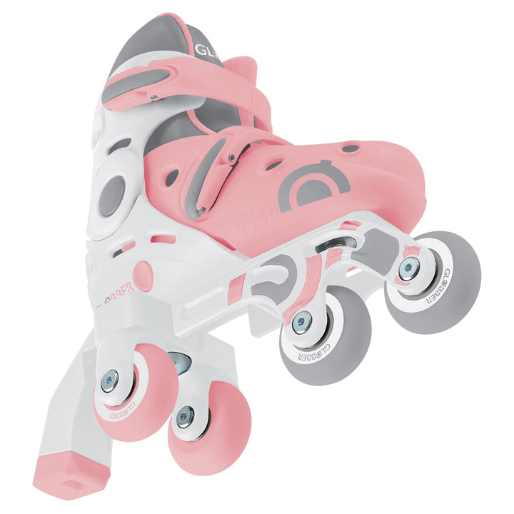 Globber Learning 2-in-1 Inline Adjustable Skates (Blueberry, S/M)