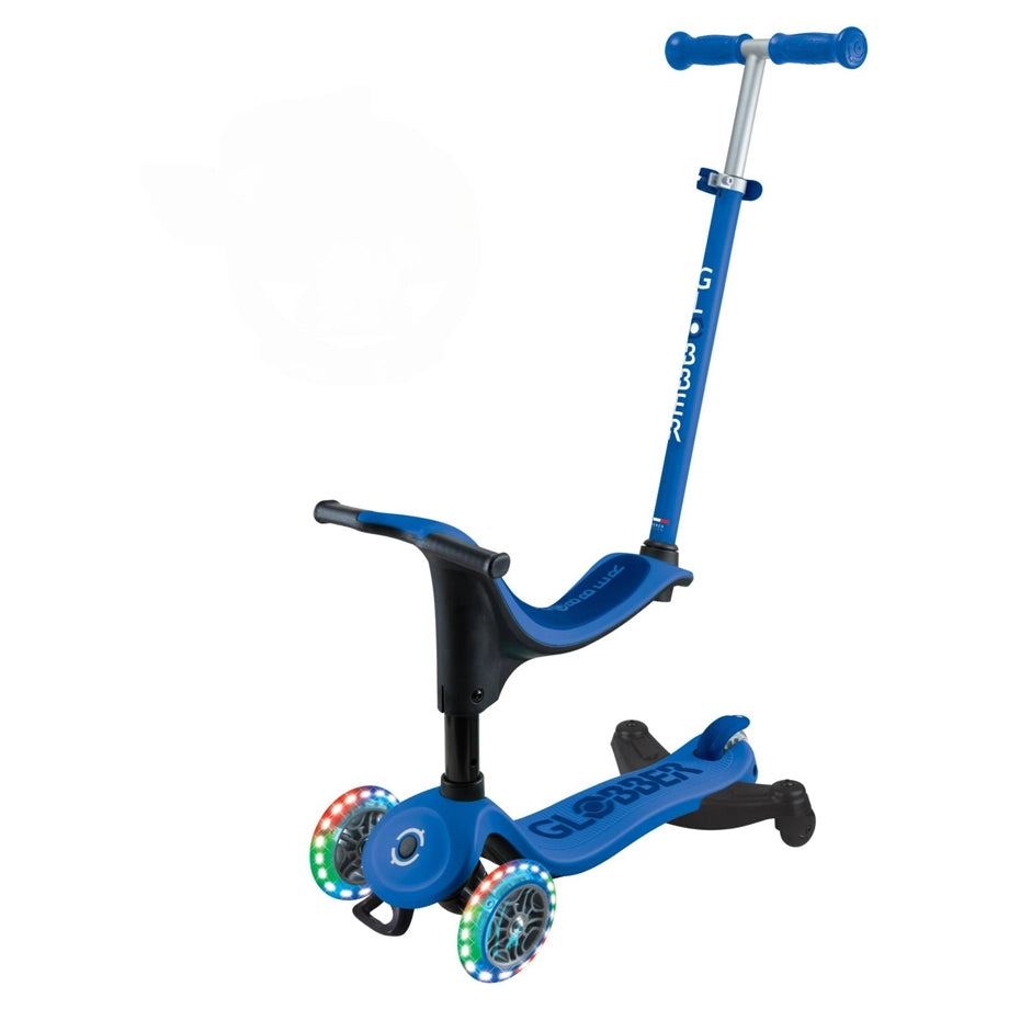 Globber Go Up Sporty Lights 360 3-in-1 Kick Scooter