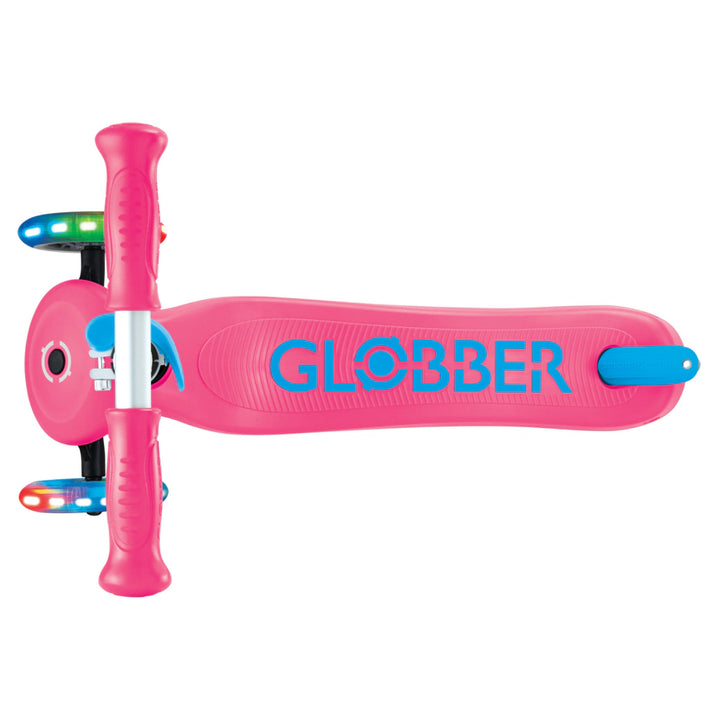 Globber Primo Plus Lights 3-Wheel Foldable Kick Scooter