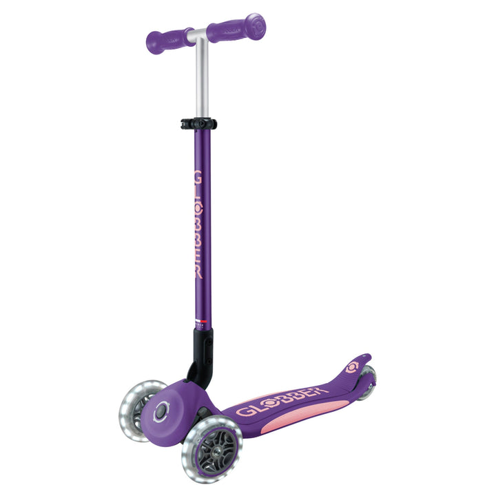 Globber Primo Plus Lights 3-Wheel Foldable Kick Scooter