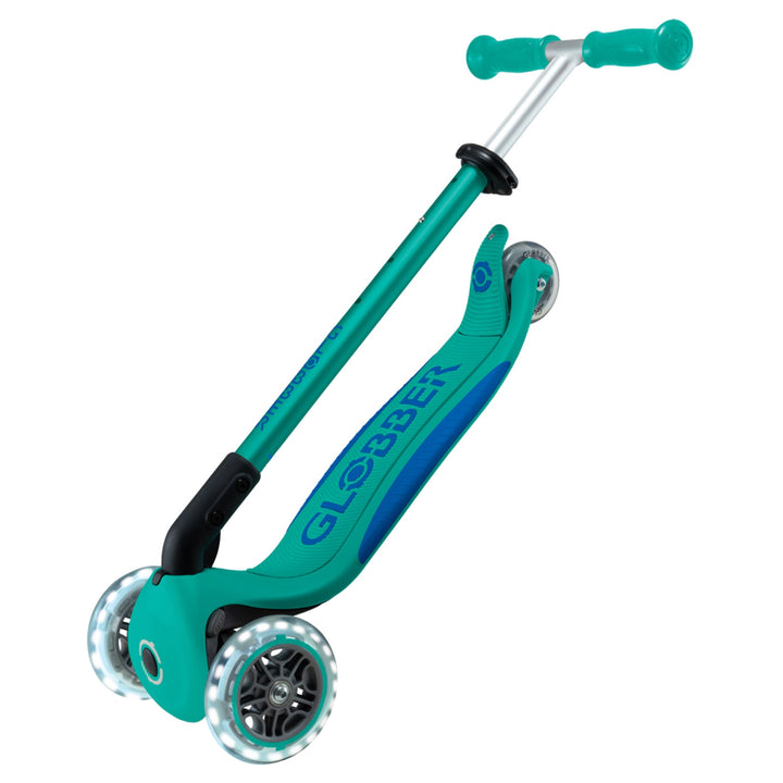 Globber Primo Plus Lights 3-Wheel Foldable Kick Scooter