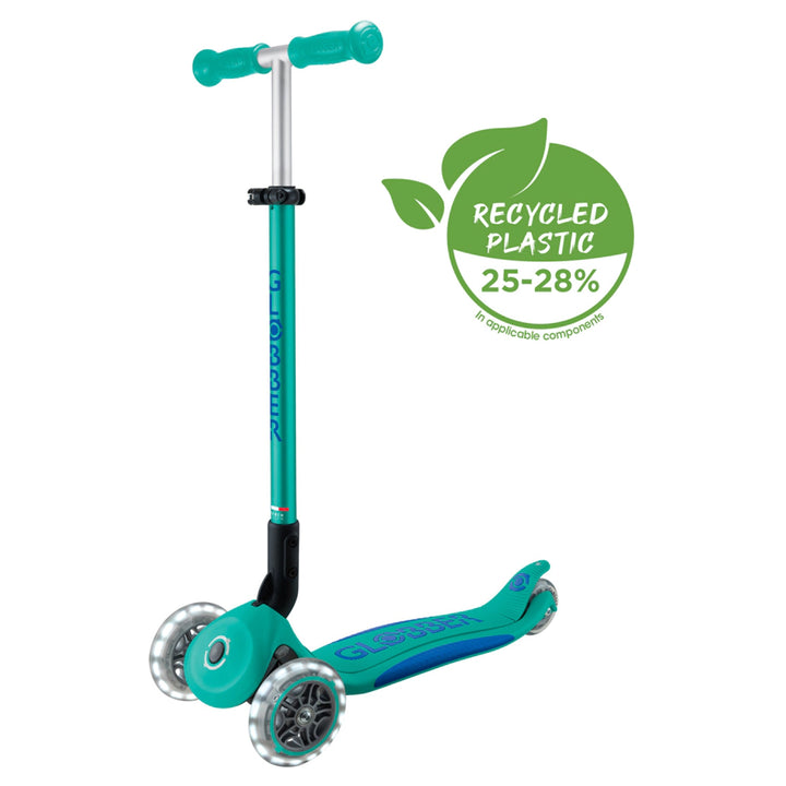 Globber Primo Plus Lights 3-Wheel Foldable Kick Scooter
