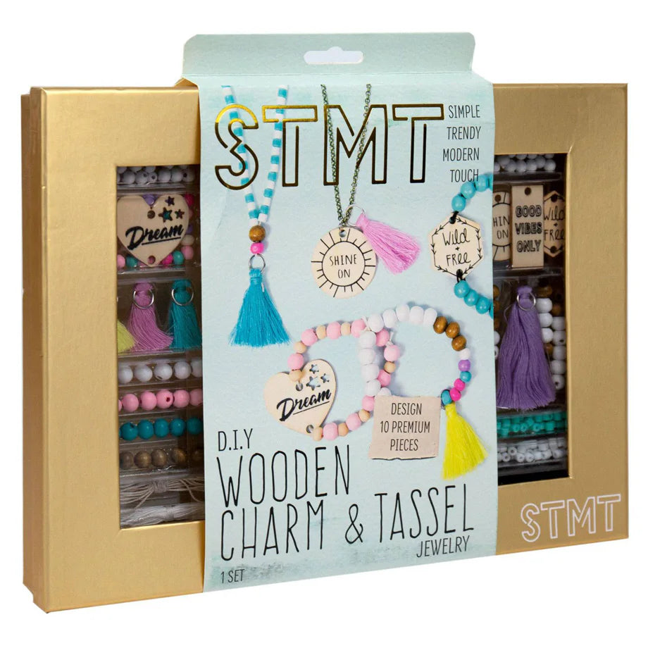 STMT D.I.Y. Wooden Charm and Tassel Jewelry Kit