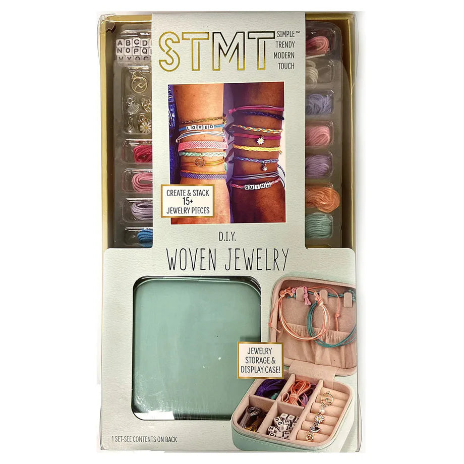 STMT D.I.Y. Woven Jewelry Kit with Jewelry Storage and Display Case