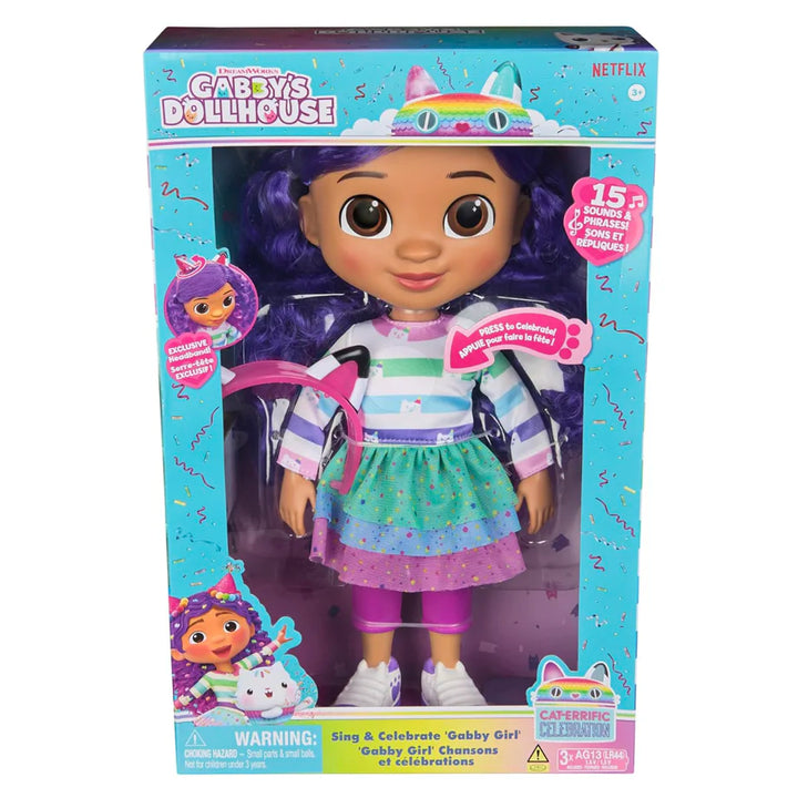 Gabby's Dollhouse Sing & Celebrate Gabby Girl Doll (33 cm)