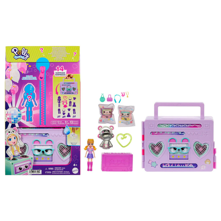 Polly Pocket Disco Dance Fashion Reveal Doll