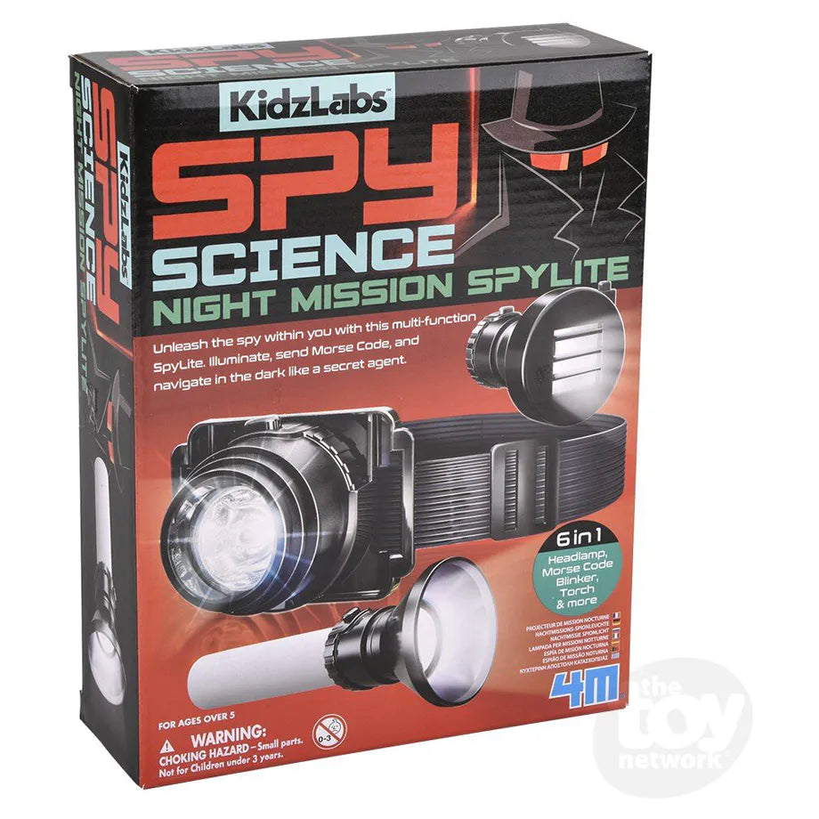 4M KidzLabs Spy Science Night Mission SpyLite Science Kit