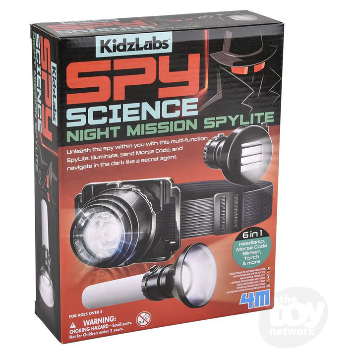 4M KidzLabs Spy Science Night Mission SpyLite Science Kit