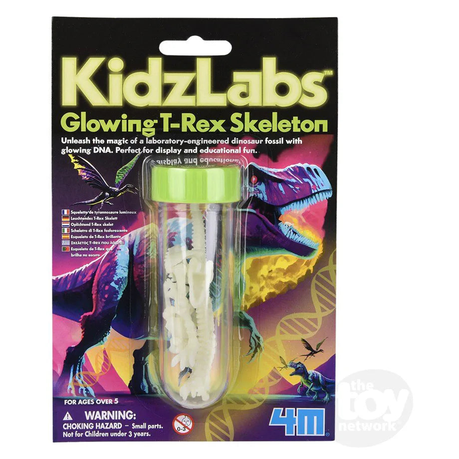4M KidzLabs Glowing T-Rex Skeleton Science Kit