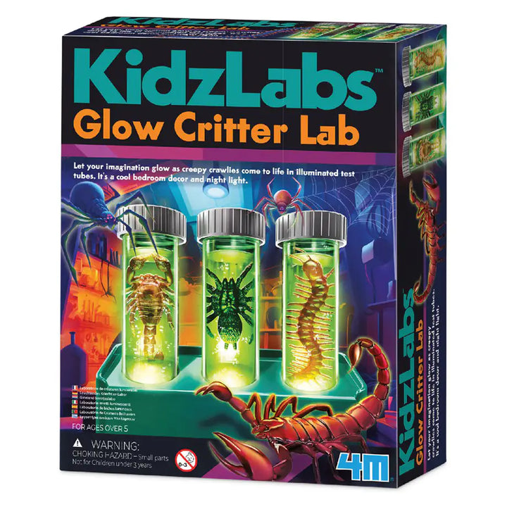 4M KidzLabs Glow Critter Lab Science Kit