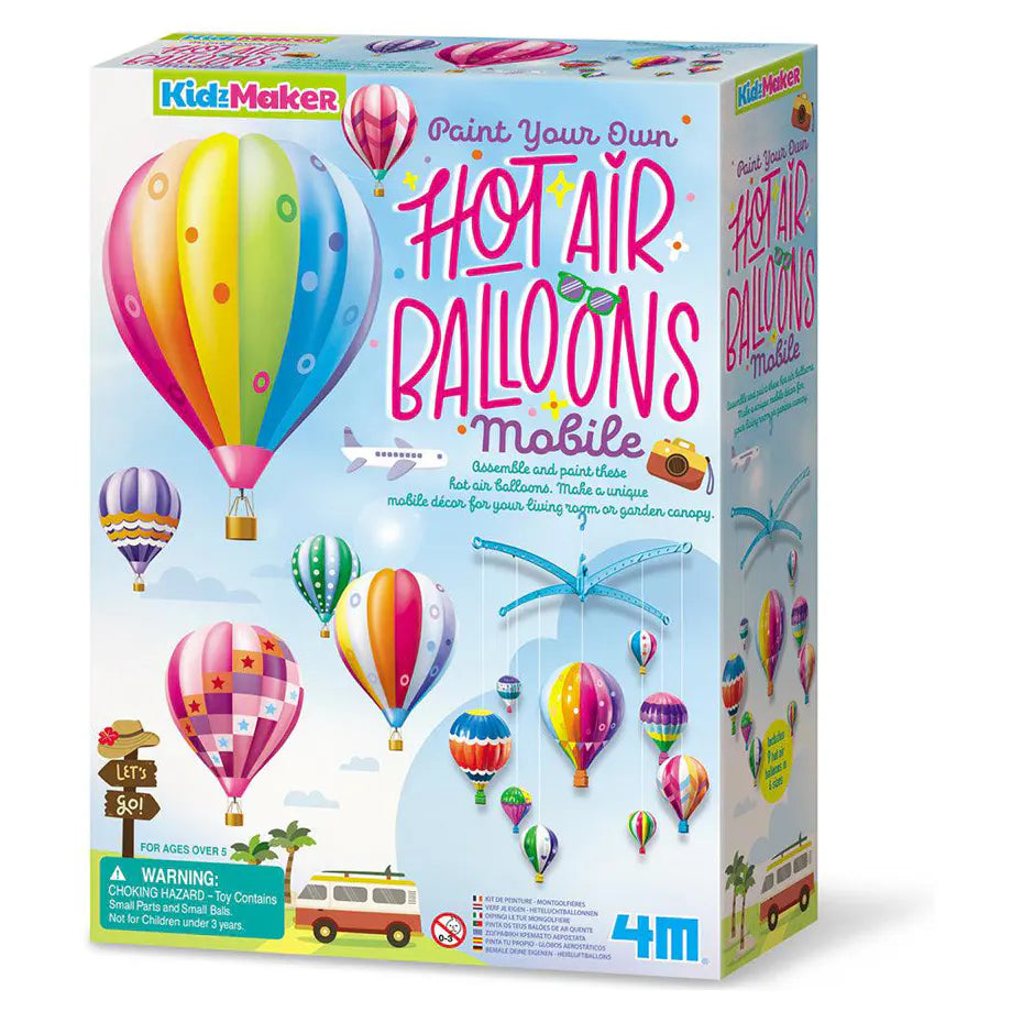 4M KidzMaker Hot Air Balloons Mobile Art Set