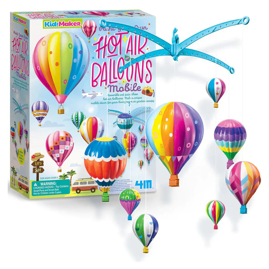 4M KidzMaker Hot Air Balloons Mobile Art Set