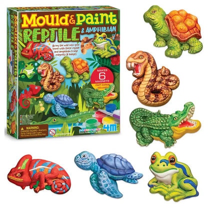 4M Mould & Paint Reptile & Amphibian Craft Kit