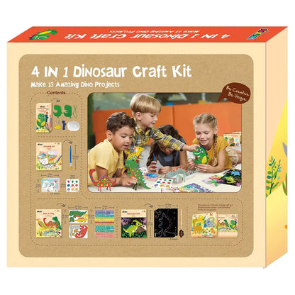 Avenir 4 In 1 Dinosaur Craft Kit (260 Pieces)