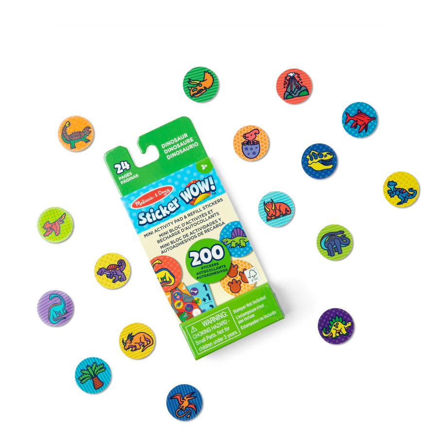 Melissa & Doug Sticker WOW! Mini Activity Pad Dinosaur