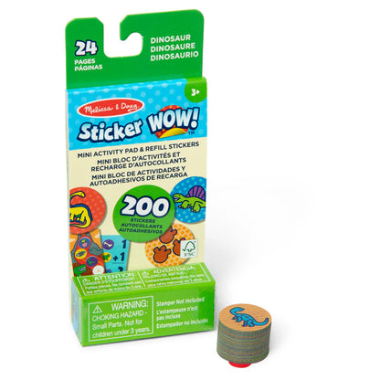Melissa & Doug Sticker WOW! Mini Activity Pad Dinosaur