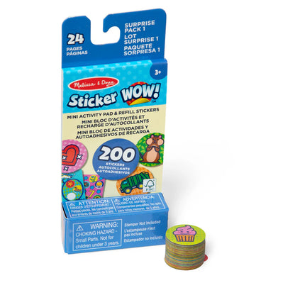 Melissa & Doug Sicker Wow! Mini Activity Pad with Refill Stickers Set