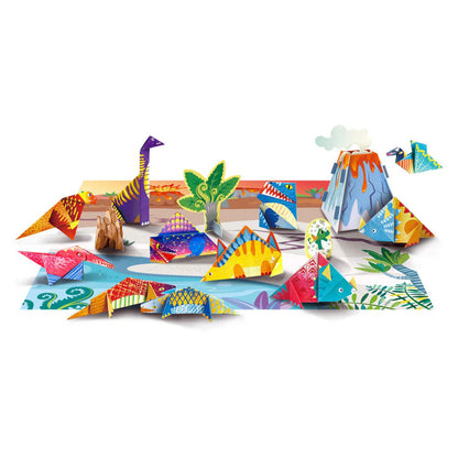 Avenir Origami Create My Own Dino World Craft Kit Playset (42 Pieces)