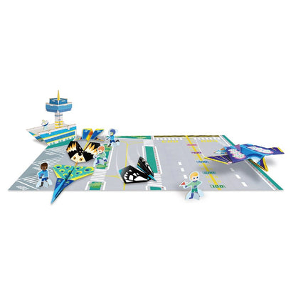 Avenir Origami Create My Own Airport Playset (44 Pieces)