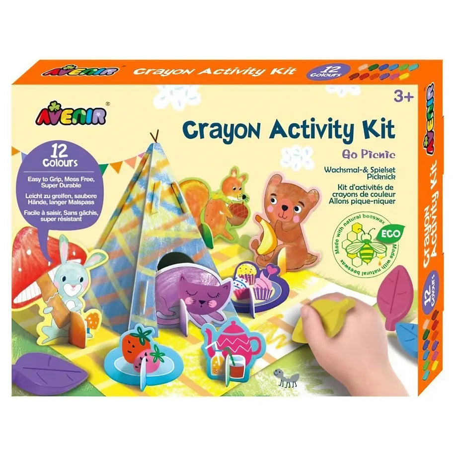 Avenir Go Picnic Crayon Activity Kit (16 Pieces)