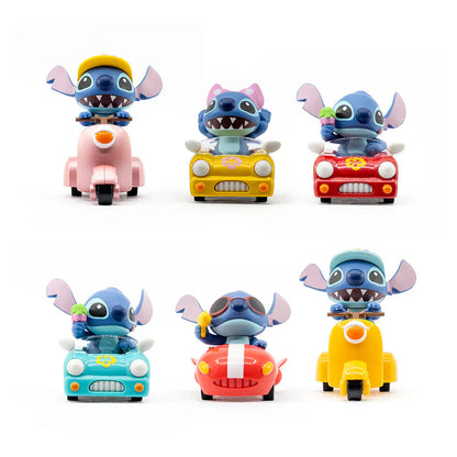 Disney Lilo & Stitch Figure with Zoom Hero Pull-Back Vehicle (Assorted)