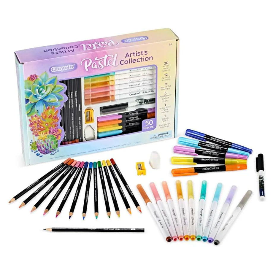 Crayola Pastel Artist's Collection -50 Pieces