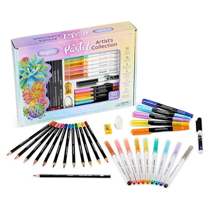 Crayola Pastel Artist's Collection -50 Pieces