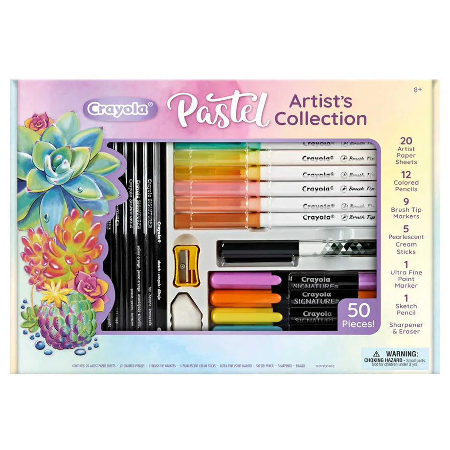 Crayola Pastel Artist's Collection -50 Pieces
