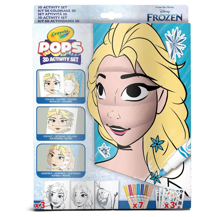 Crayola POPS Disney Frozen 3D Activity Set