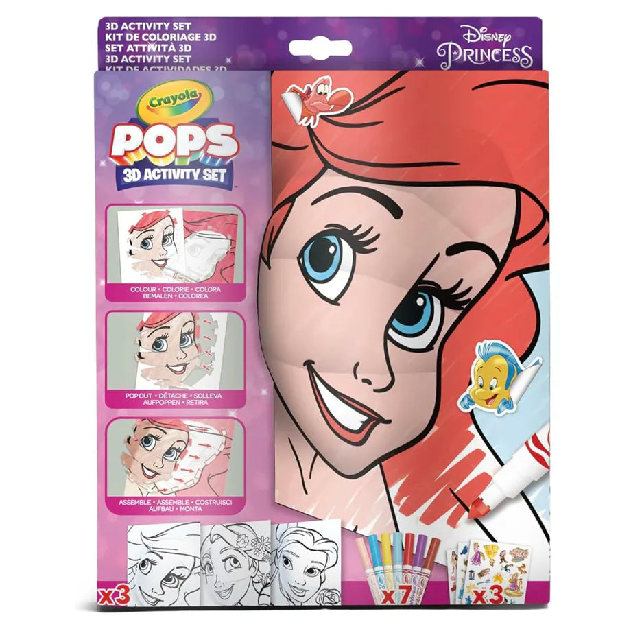 Crayola POPS Disney Princess 3D Activity Set