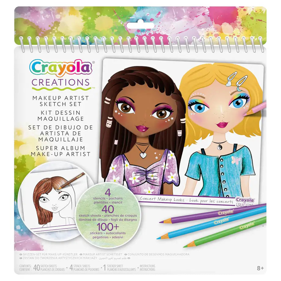 Crayola Creations Make-Up Artist Sketch Set