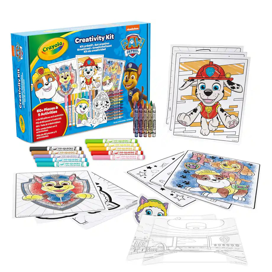 Crayola Paw Patrol Creative Kit (5 Activities & 60+ Pieces)