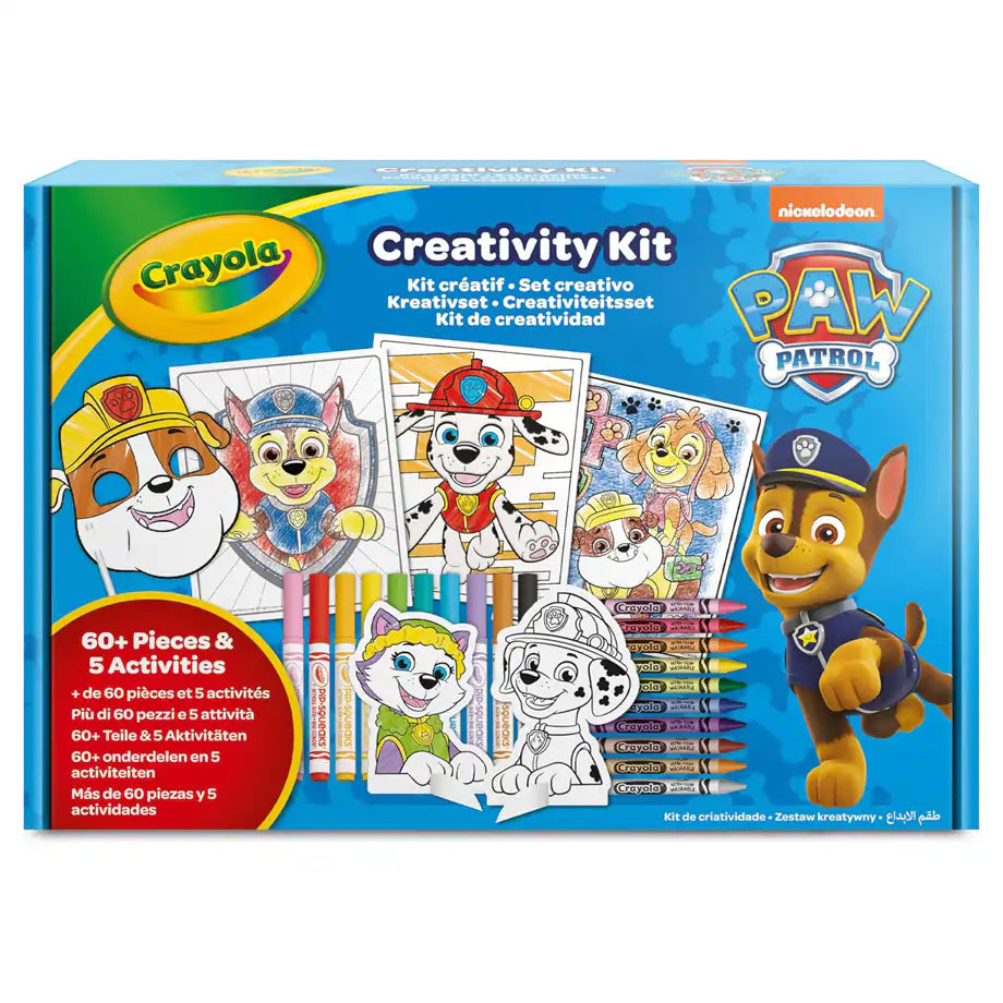 Crayola Paw Patrol Creative Kit (5 Activities & 60+ Pieces)