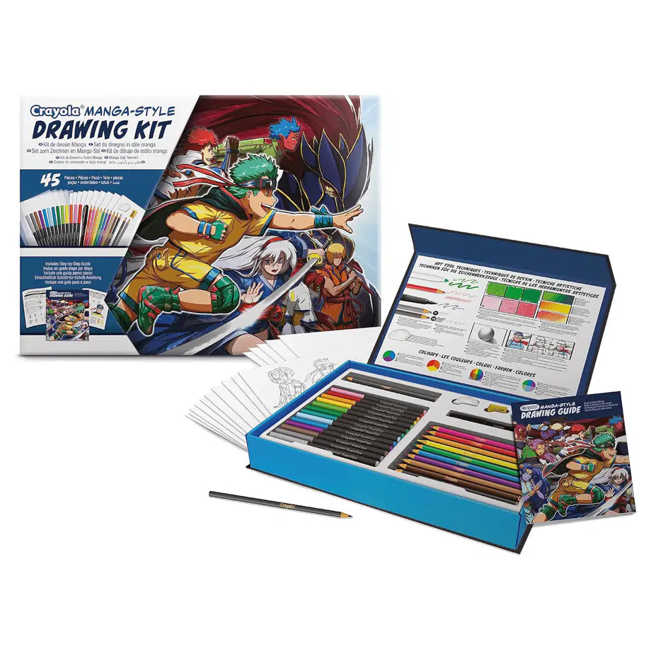 Crayola Manga-Style Drawing Kit 45 Pieces