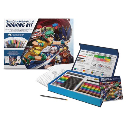 Crayola Manga-Style Drawing Kit 45 Pieces