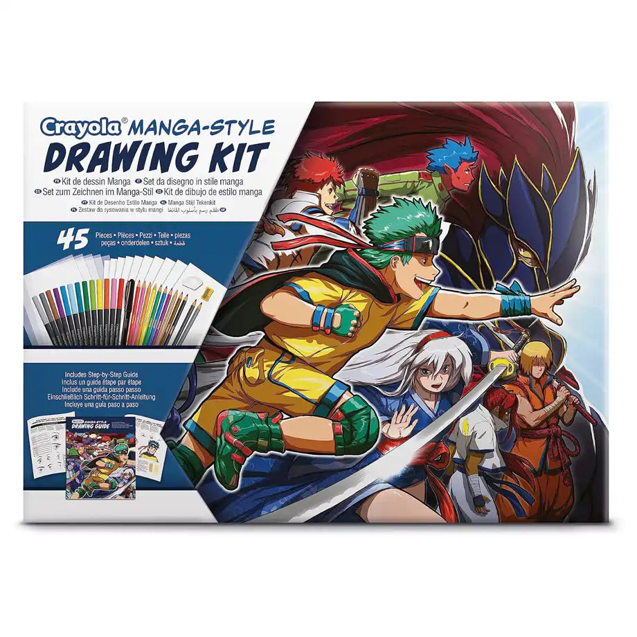 Crayola Manga-Style Drawing Kit 45 Pieces