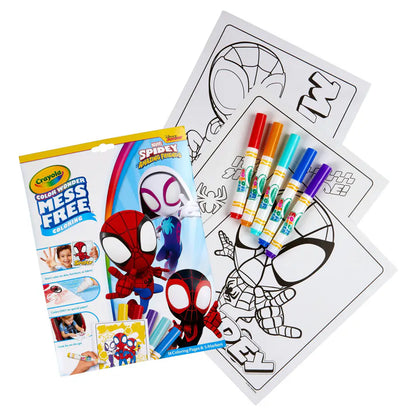 Crayola Marvel Spidey and His Amazing Friends Color Wonder Mess-free Coloring Set