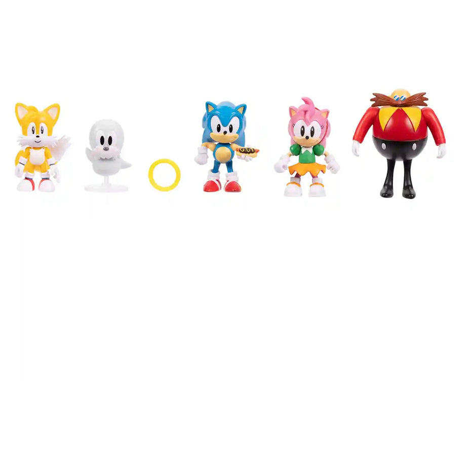 Classic Sonic the Hedgehog Assorted Action Figure (Assorted, 6.35 cm)