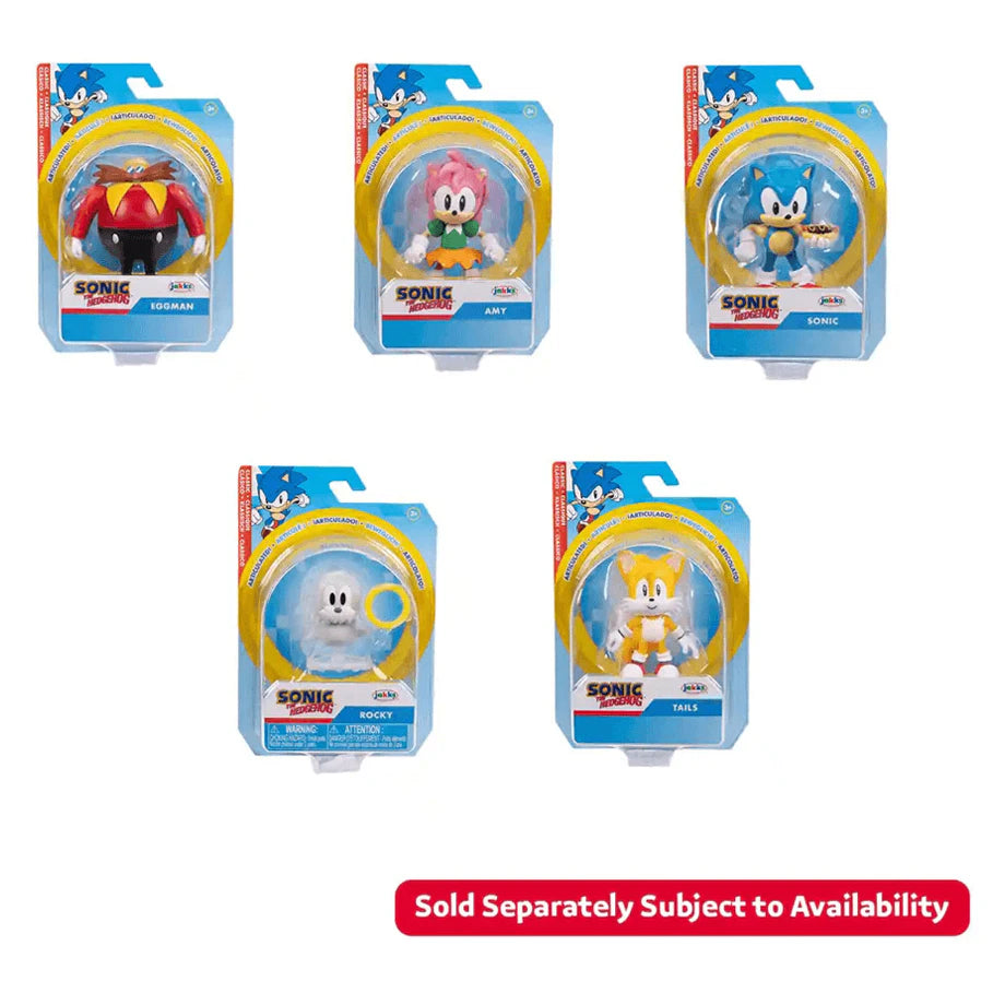 Classic Sonic the Hedgehog Assorted Action Figure (Assorted, 6.35 cm)