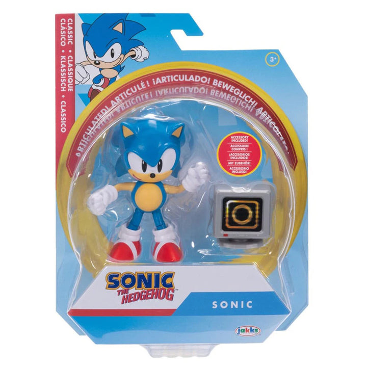 Jakks Pacific Classic Sonic The Hedgehog Assorted Action Figure 10 cm (Assorted)
